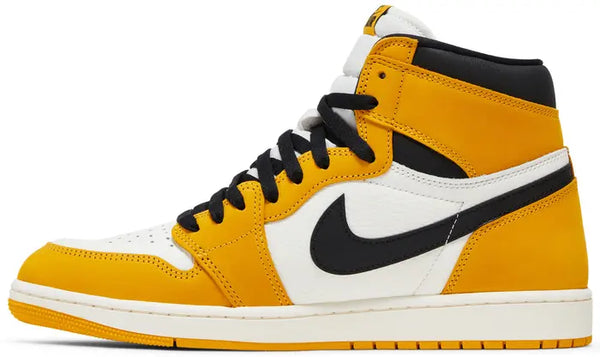 Jordan 1 black yellow orche men’s