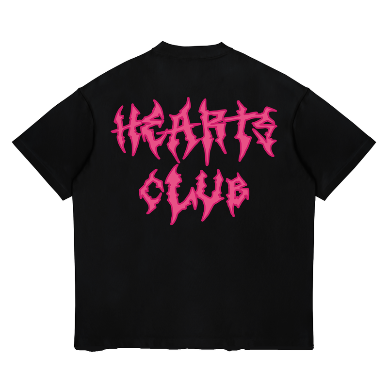 Hearts club Rhinestone Embedded