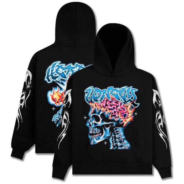 L hearts Skull Gang Hoody