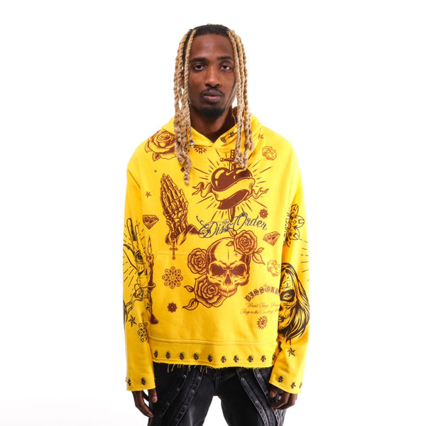 Disorder Men’s Studded Hoody