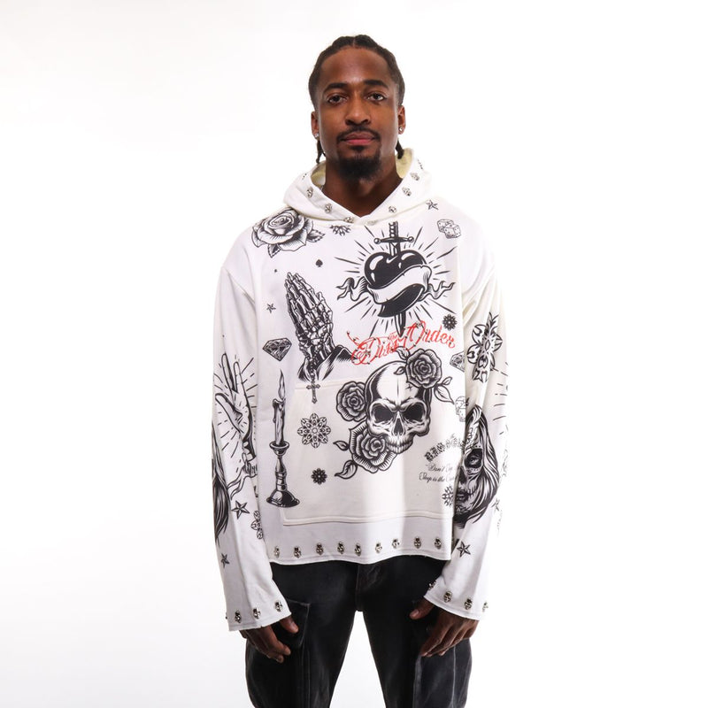 Disorder Men’s Studded Hoody
