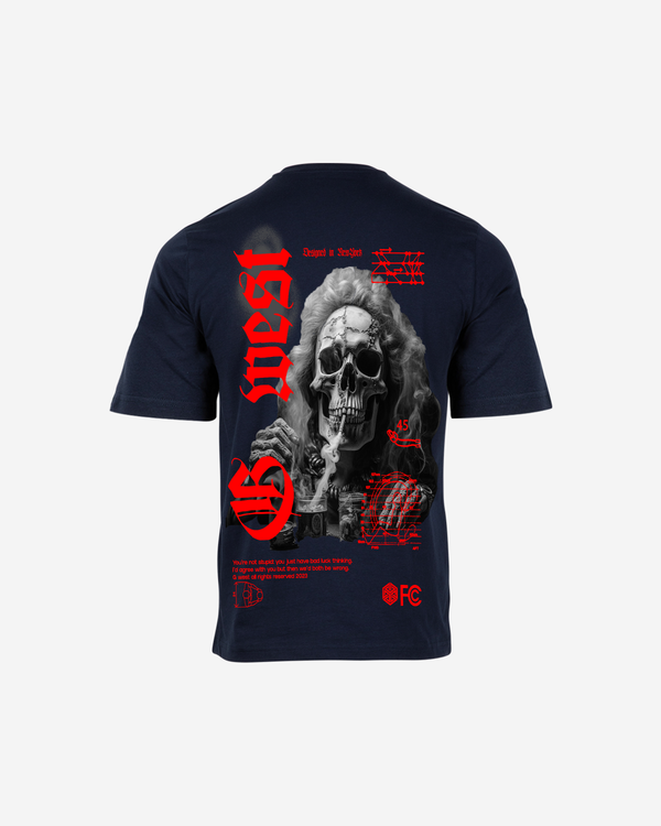 G West Oversized Smoke Skull Tee