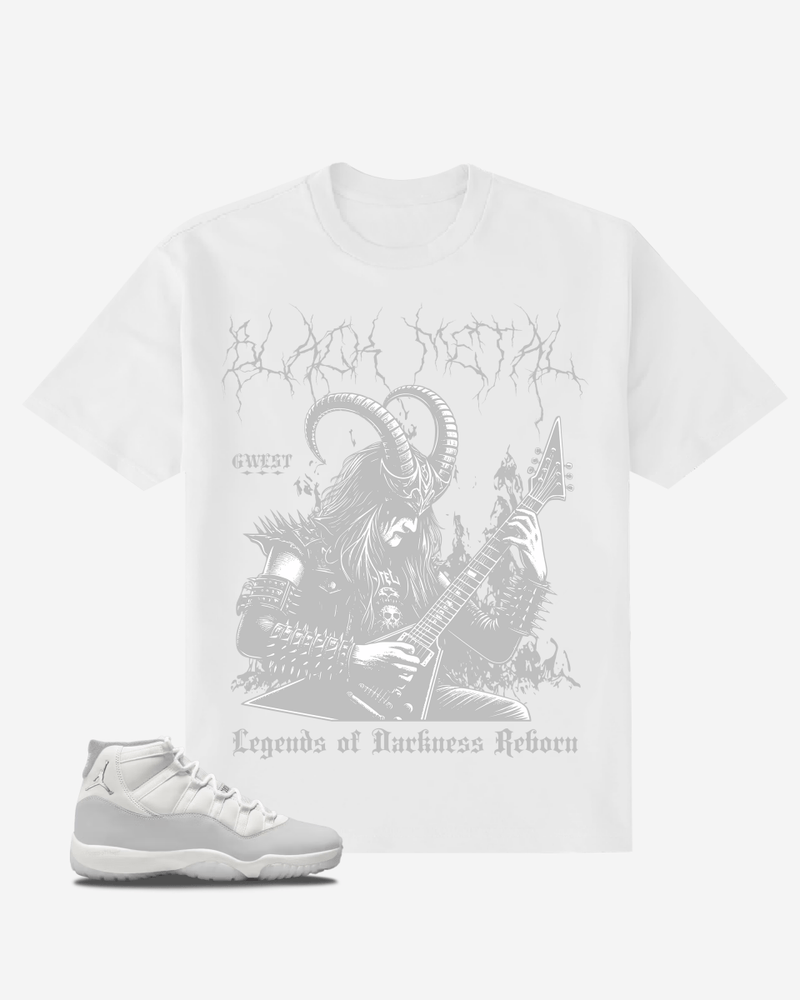 Black Metal Guitarist Oversized T-Shirt