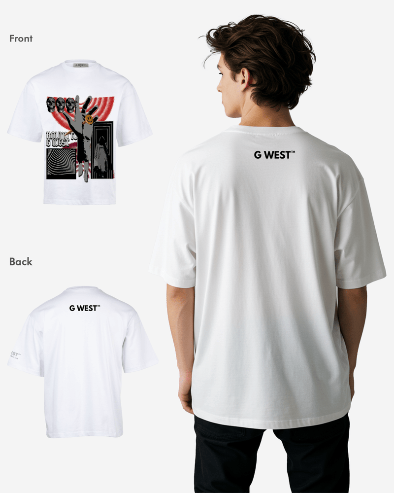 BOUND TO G WEST OVERSIZED TEE GWROJMT46