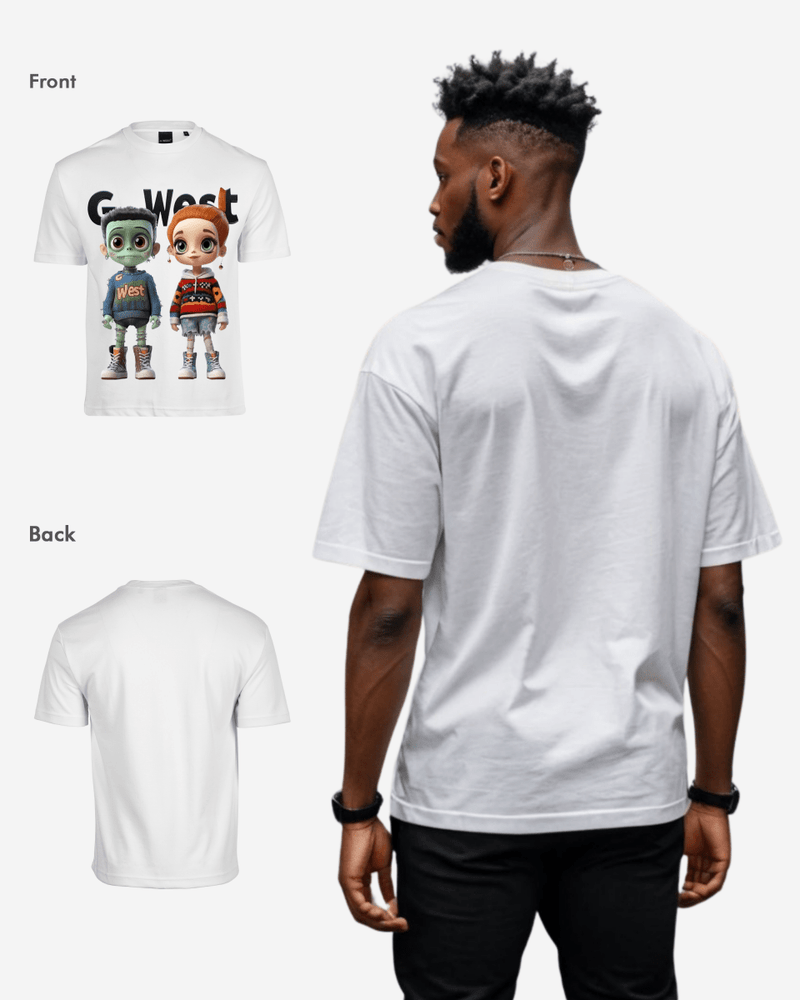 Couple Claus Oversized T Shirt