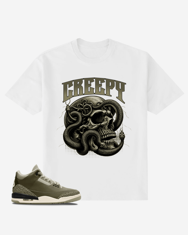 Creepy Skull Oversized T-Shirt