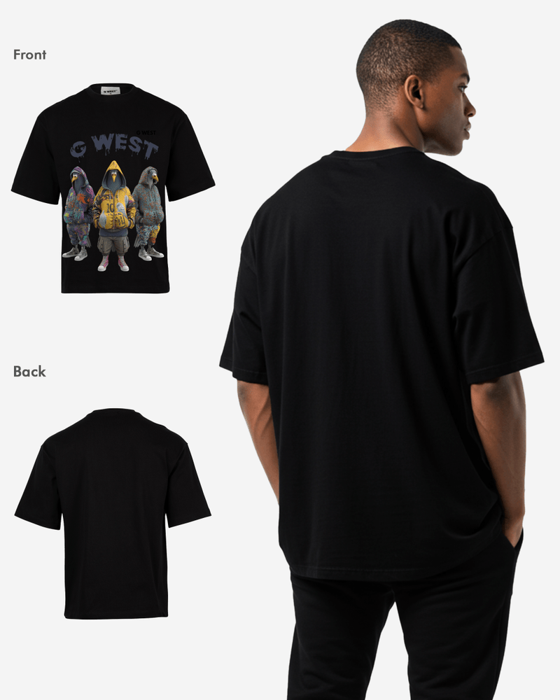 G West 3 Peigion Oversized Tee