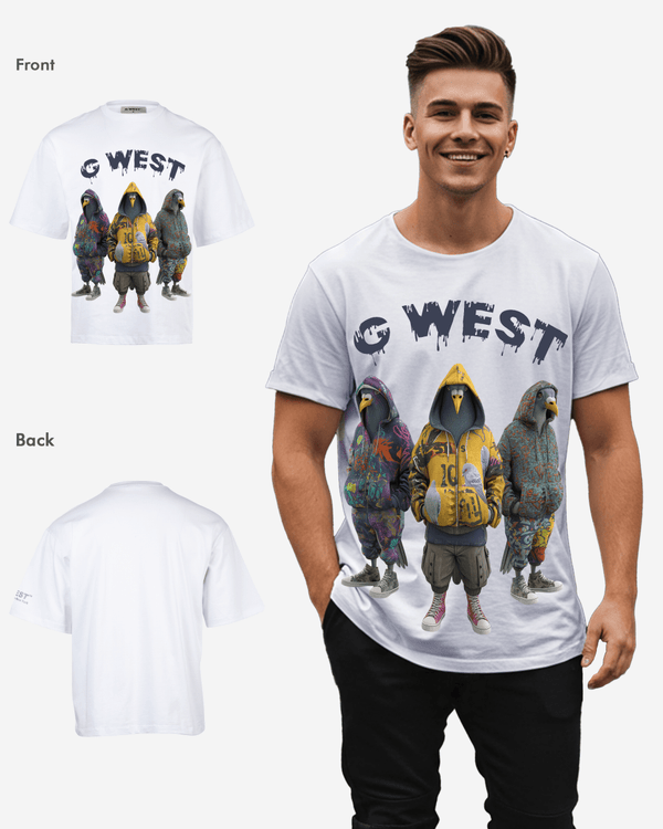 G West 3 Peigion Oversized Tee