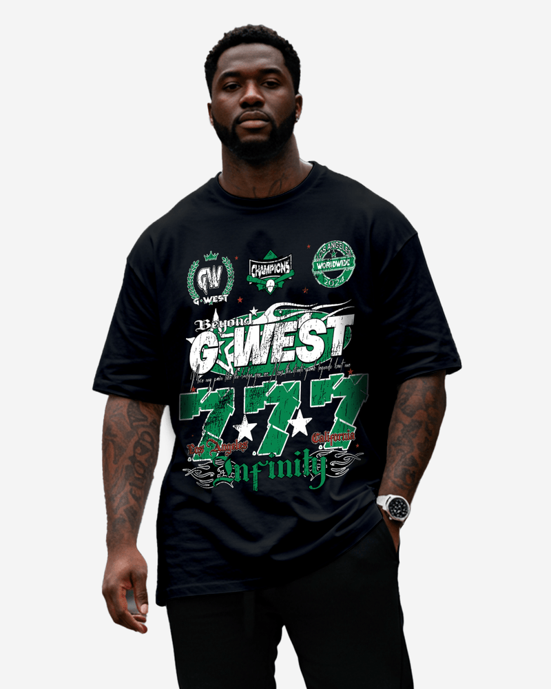 G West 777 Oversized Tee Big and Tall