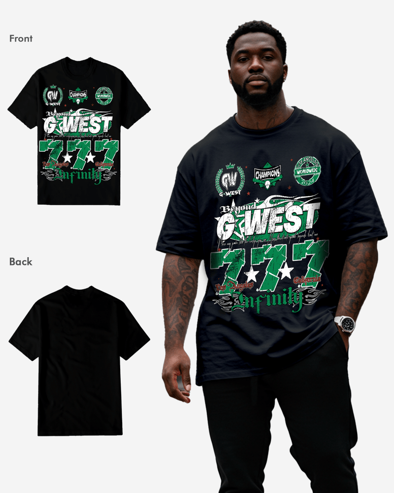G West 777 Oversized Tee Big and Tall