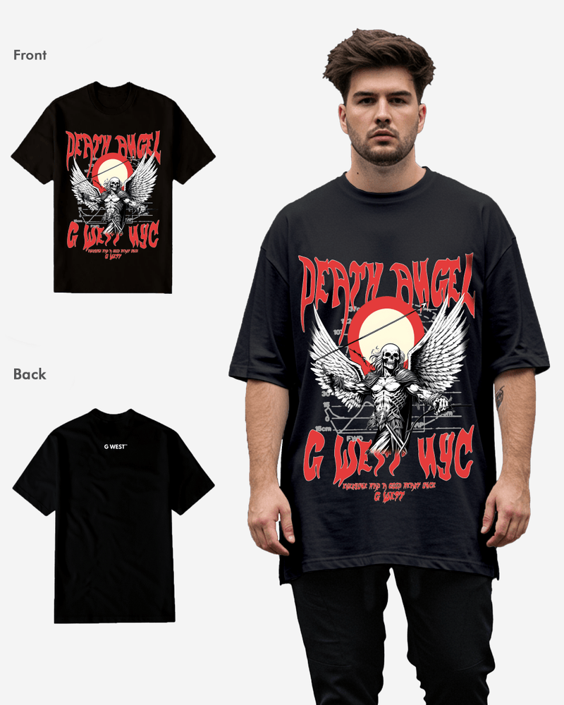 G WEST ANGEL OF DEATH T SHIRT Big and Tall