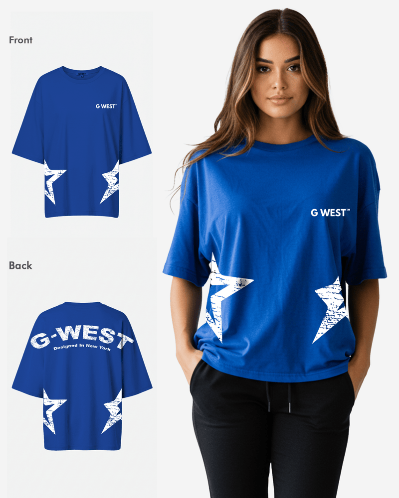 G West Arch Logo Oversized Tee - Women