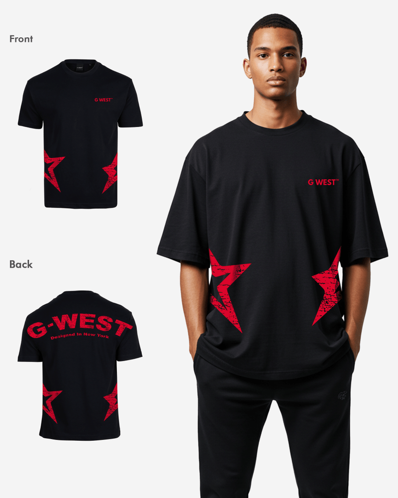 G West Arch Logo Oversized Tee