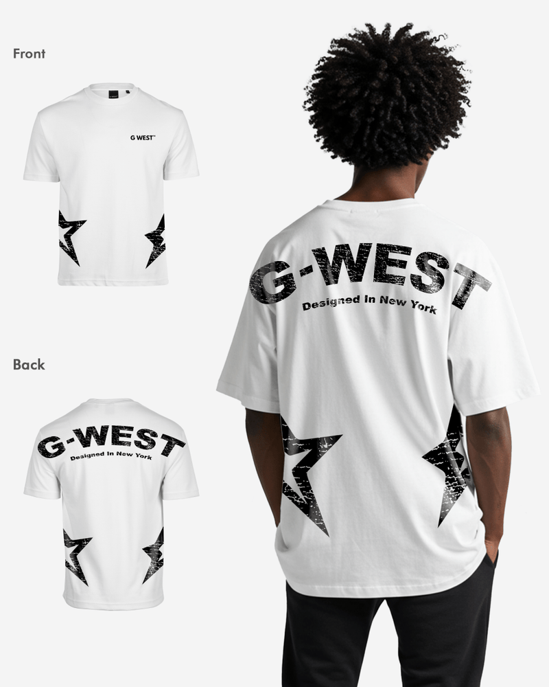 G West Arch Logo Oversized Tee