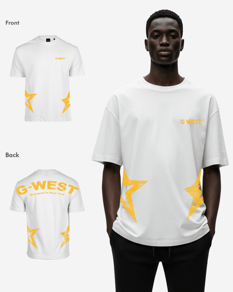 G West Arch Logo Oversized Tee