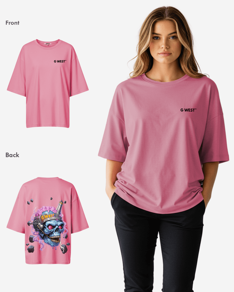 G West Beer Buddies Oversized Tee -WOMEN