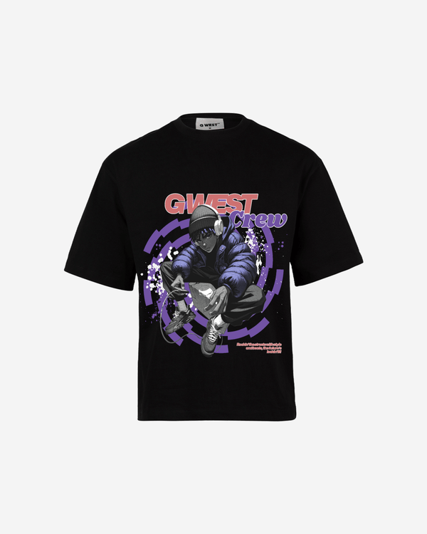 G WEST CREW OVERSIZED TEE GWROJMT28