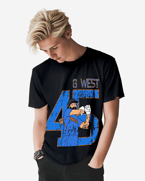 G West Cricket India King-45 T-Shirt : Gwdtfl2410 - 3 Colors