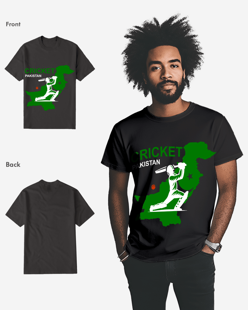 G West Cricket Pakistan T-Shirt : Gwdtfl2407 - 2 Colors