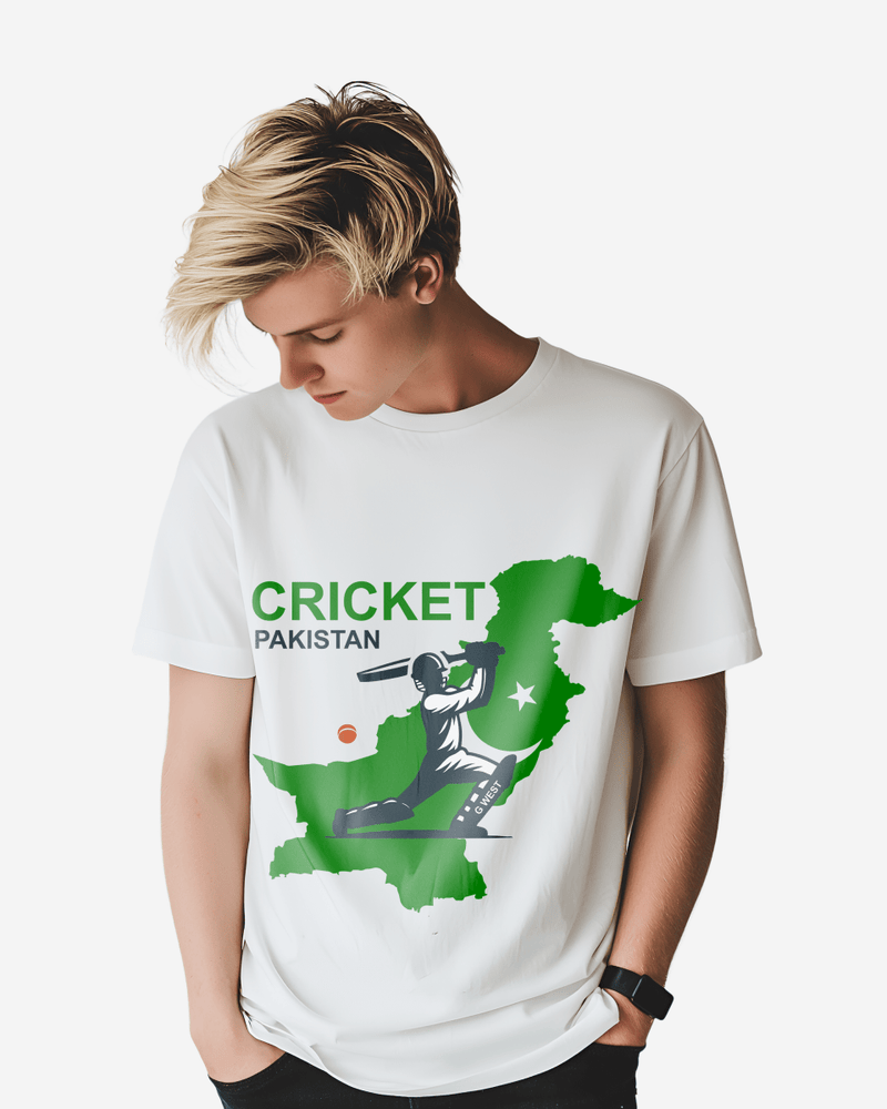 G West Cricket Pakistan T-Shirt : Gwdtfl2407 - 2 Colors