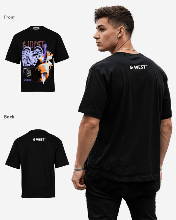 G WEST Cut to the core oversized tee GWROJMT36