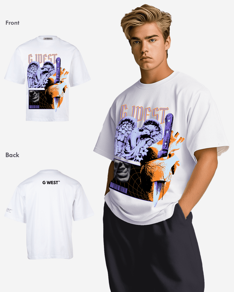 G WEST Cut to the core oversized tee GWROJMT36