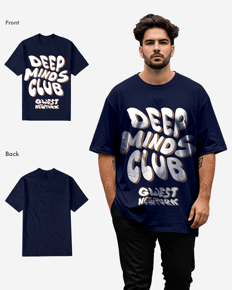 G West Deep Mind Club Distress graphic tee Big and Tall