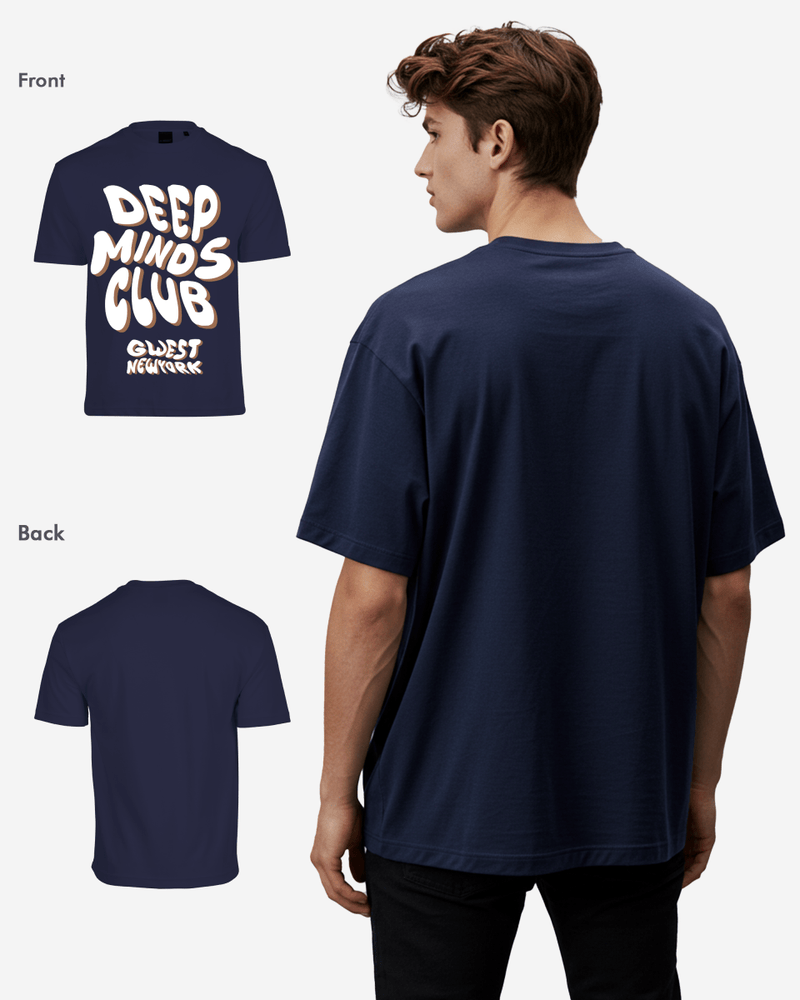 G West Deep Minds Club Oversized Tee