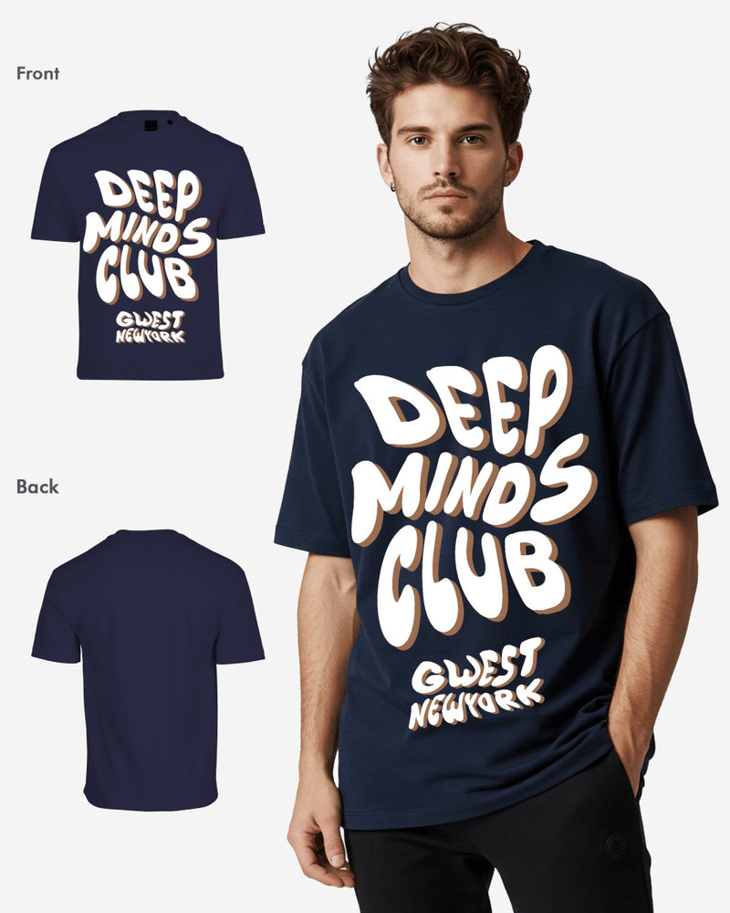 G West Deep Minds Club Oversized Tee