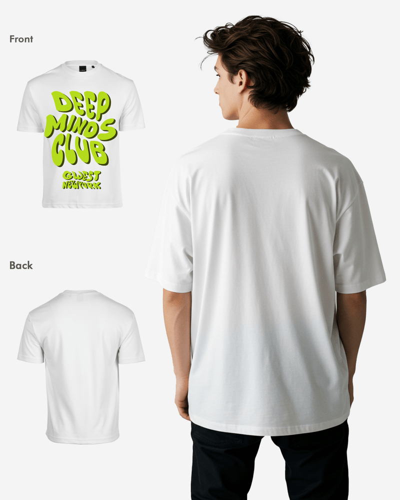 G West Deep Minds Club Oversized Tee