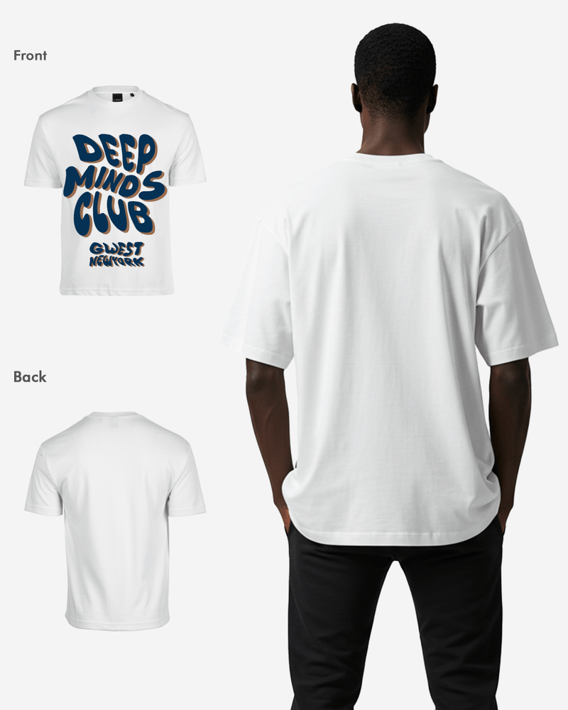 G West Deep Minds Club Oversized Tee