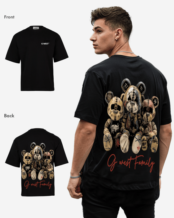 G West Family Black Oversized  Tee
