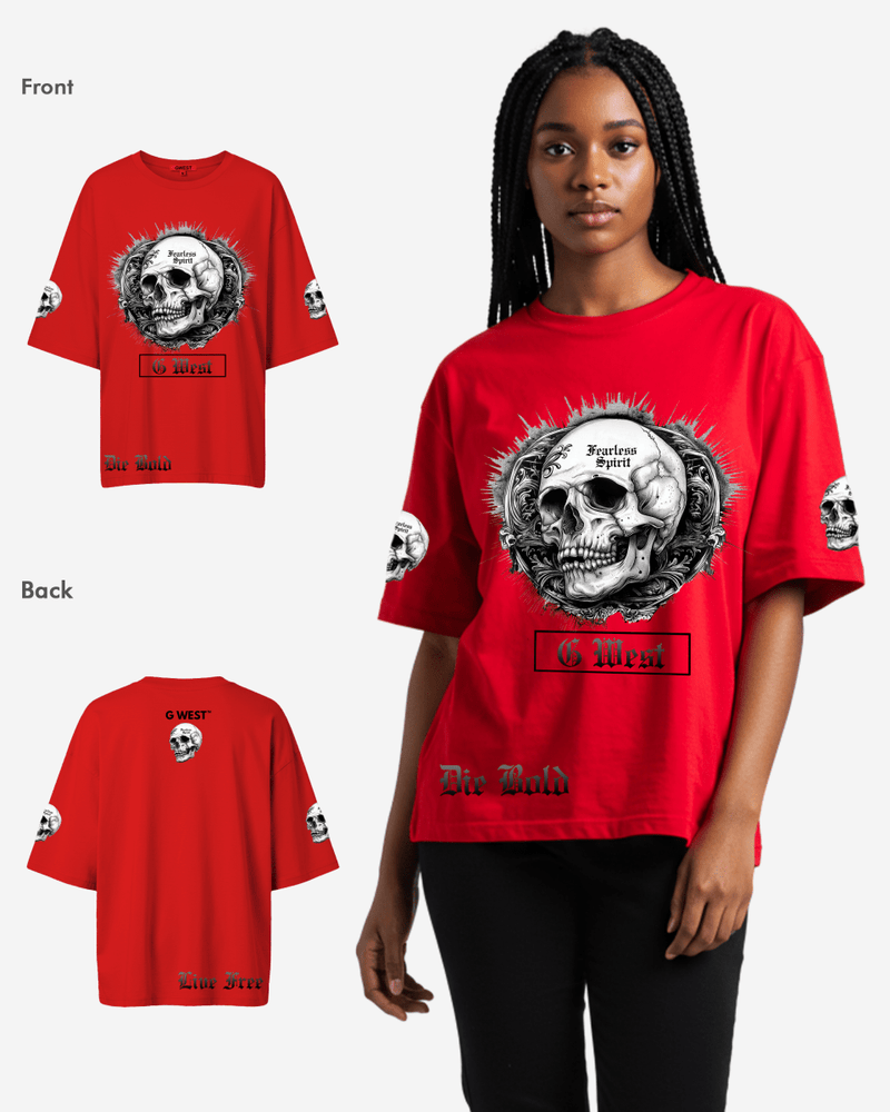 G West Fearless Spirit Oversized Tee -WOMEN