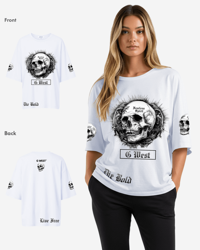 G West Fearless Spirit Oversized Tee -WOMEN