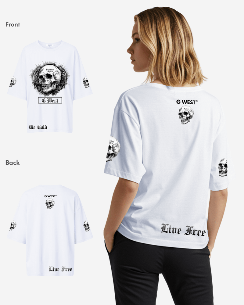 G West Fearless Spirit Oversized Tee -WOMEN