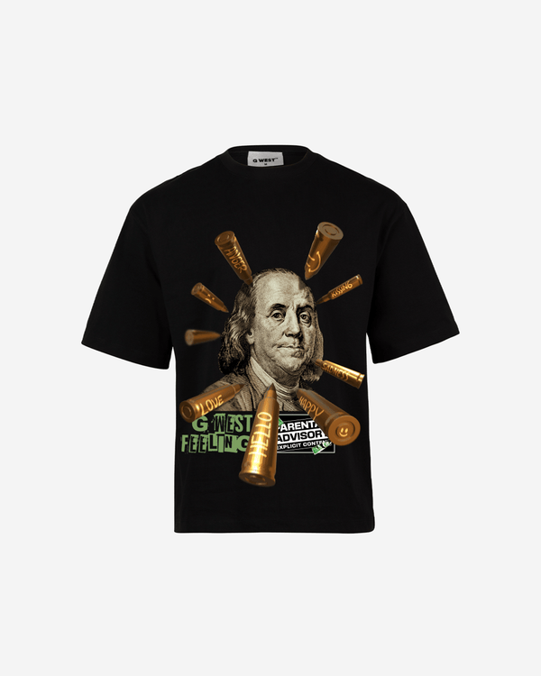 G WEST FEELING OVERSIZED TEE GWROJMT54