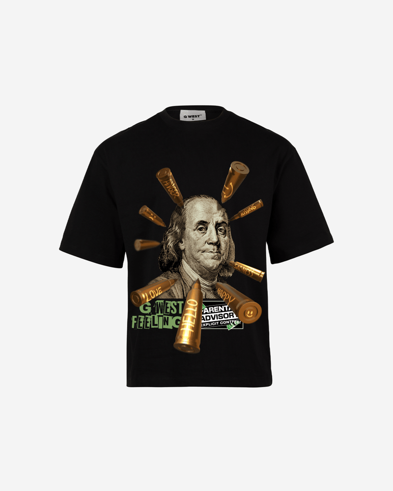 G WEST FEELING OVERSIZED TEE GWROJMT54