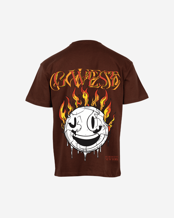 G West Fire Smile Life Style Oversized Tee Mens
