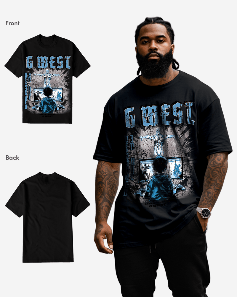 G West Game of G Baby Blue Tee Big and Tall