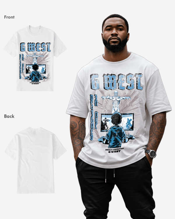 G West Game of G Baby Blue Tee Big and Tall
