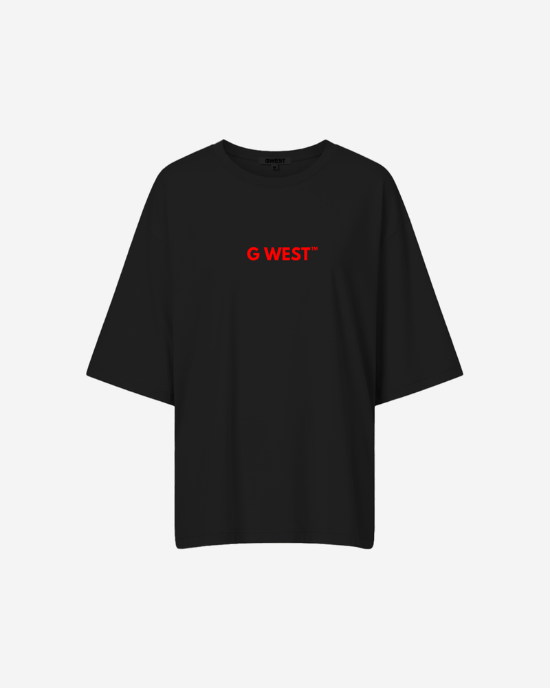 G West Heavyweight Logo Wear Oversized T-Shirt - WOMEN