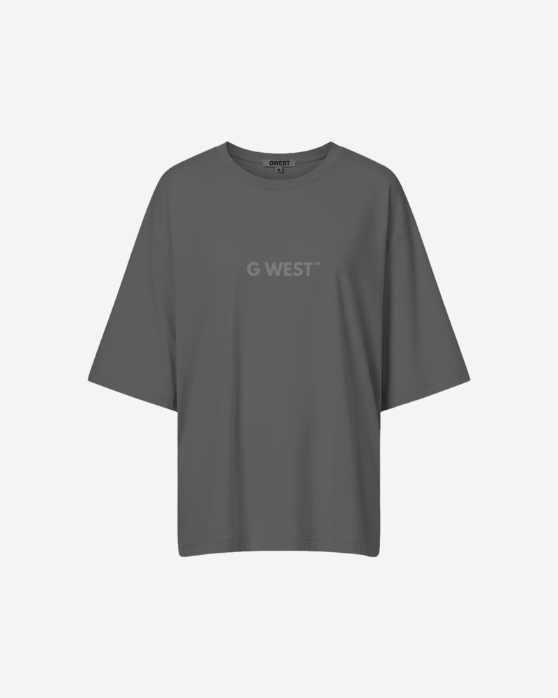 G West Heavyweight Logo Wear Oversized T-Shirt - WOMEN