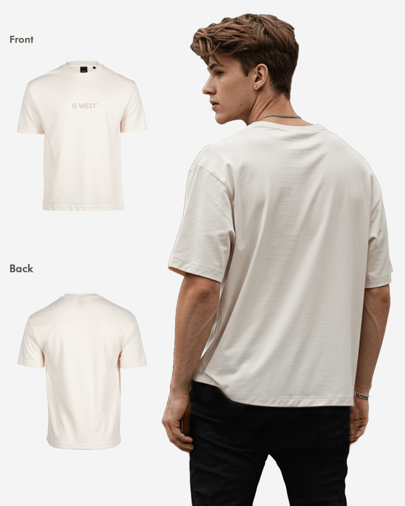 G West Heavyweight Logo Wear Oversized T-Shirt