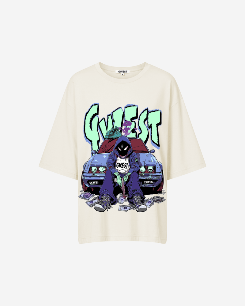 G WEST HEIST Oversized TEE - WOMEN