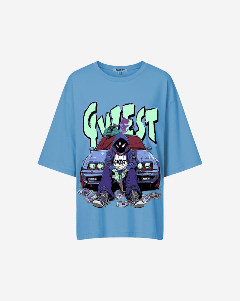 G WEST HEIST Oversized TEE - WOMEN