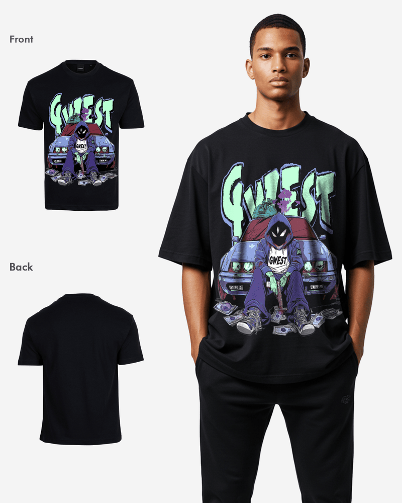 G WEST HEIST Oversized TEE