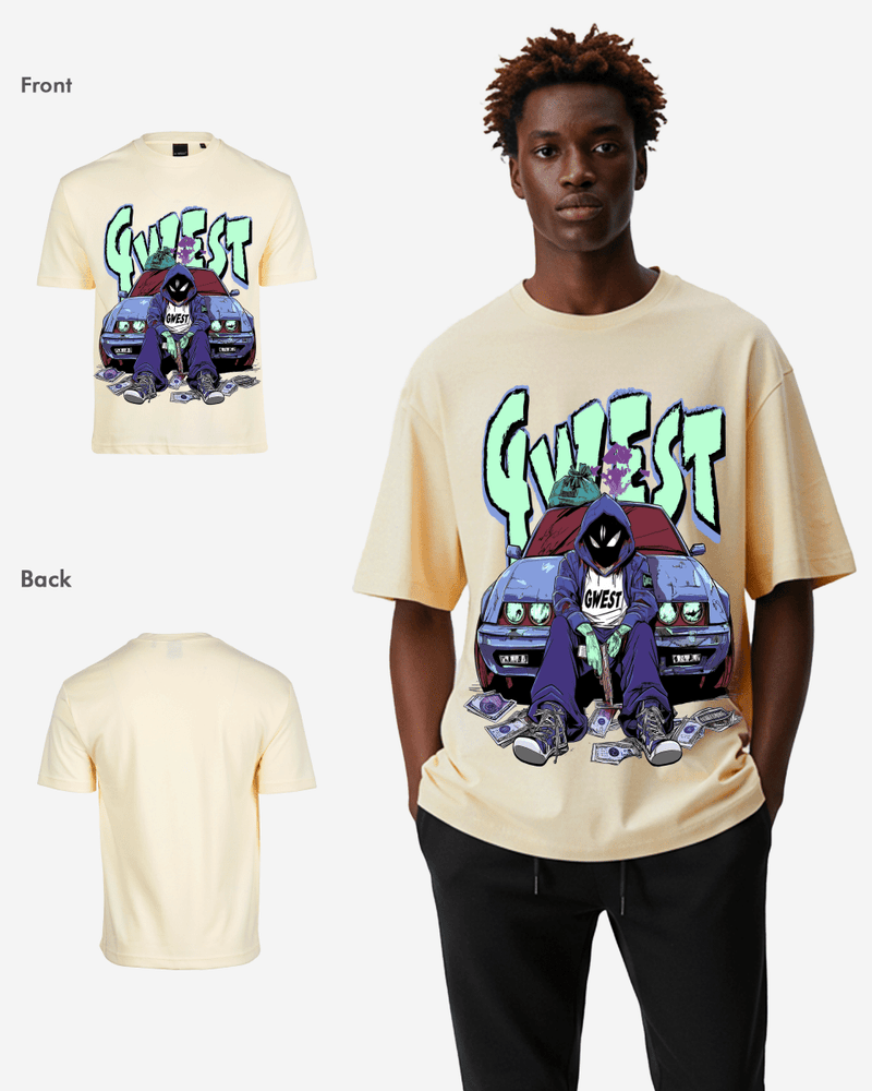 G WEST HEIST Oversized TEE