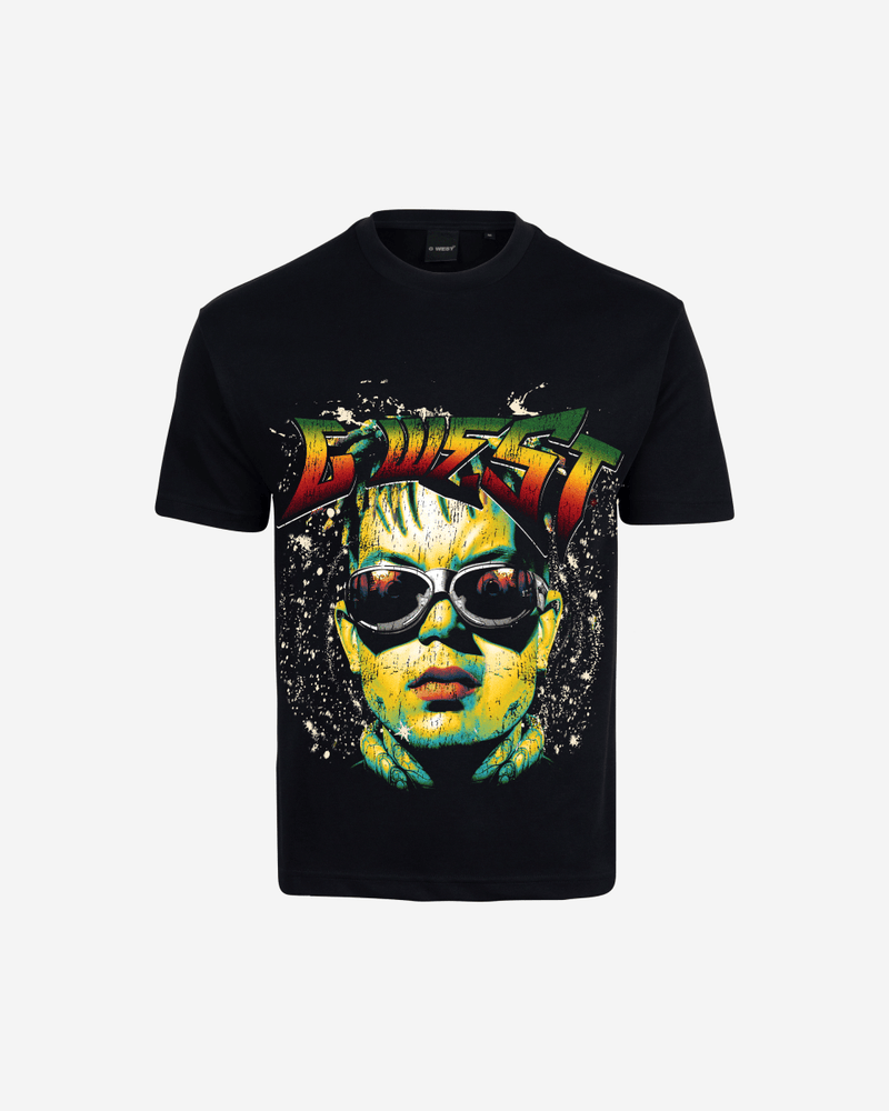 G West Hold Steady Premium Oversized Tee Front And Back Print