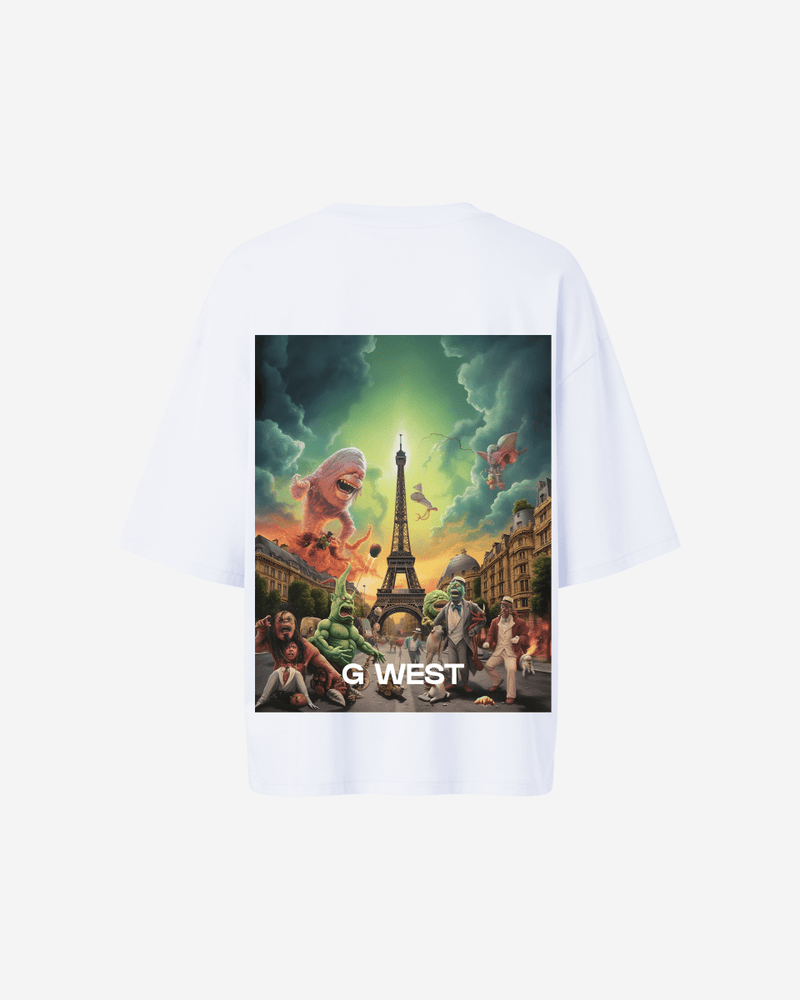 G West In Paris Oversized T-Shirt - WOMEN