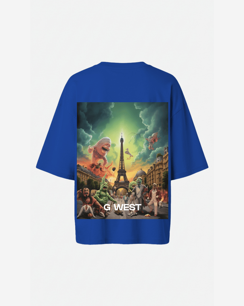 G West In Paris Oversized T-Shirt - WOMEN